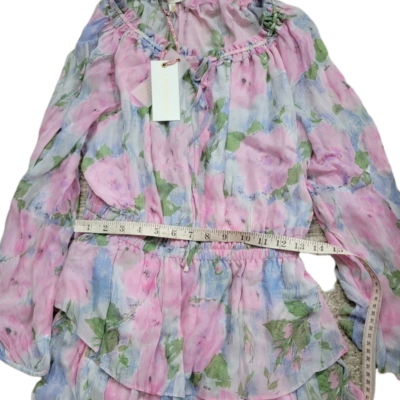 Loveshackfancy Popover Dress Blueberry Frosting New With Tags Size Medium - Picture 4 of 8